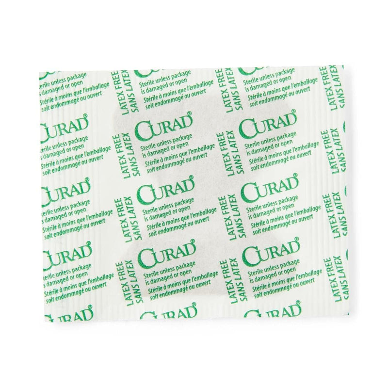 CURAD Flex-Fabric Adhesive Fingertip Bandages, Skin-Friendly Adhesive, 2 x 1.75 Inches, Breathable Fabric, 100 Bandages Per Box - NewNest Australia