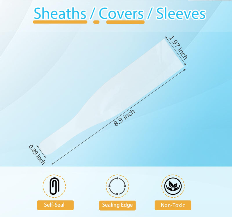 Dental 500 Pieces Disposable Dental Intraoral Camera Sheaths,Endoscope Sheaths,Covers,Sleeves Fit for MD740