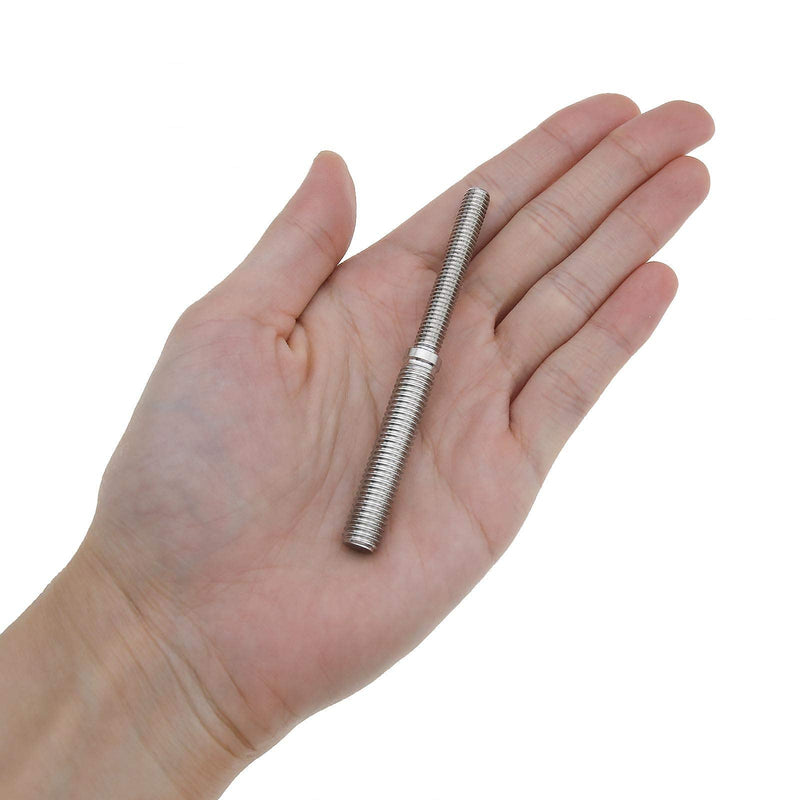 SING F LTD 2Pcs Double End Threaded Stud Screw Bolts M6 to M8 304 Stainless Steel Thread Adapter for Structural Columns Fasteners