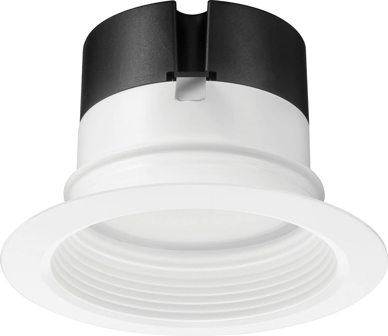 Juno 4BEMW SWW5 90CRI M6 E-Series LED Recessed Downlighting, Baffle Trim, 4-Inch, White