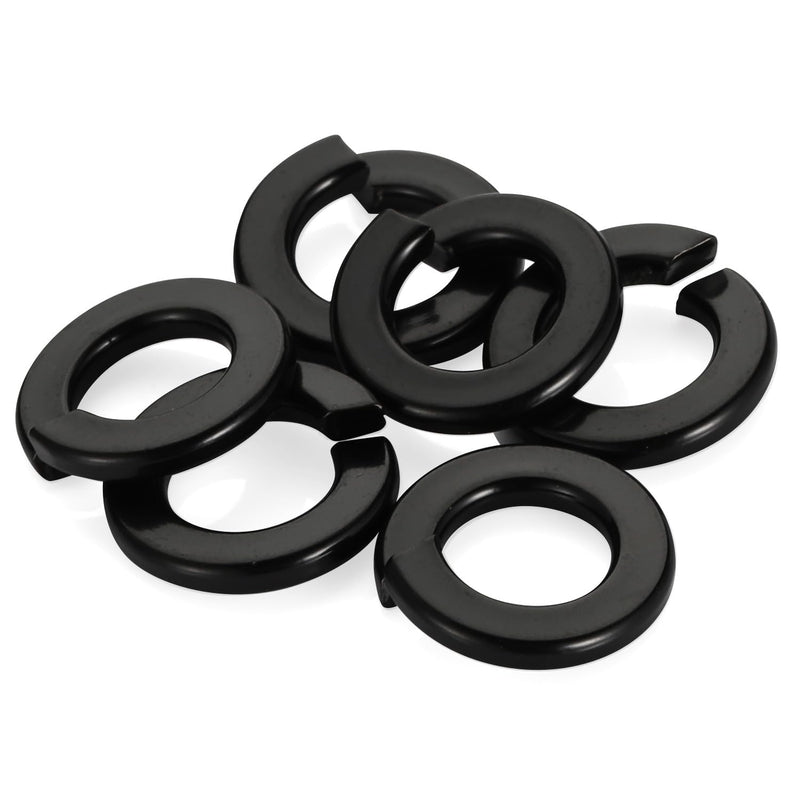 5/16" Lock Washer Spring Lock Washers, 304 Stainless Steel 18-8, Black Finish, Pack of 50 5/16"