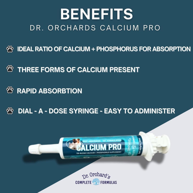 Calcium Now - Oral Calcium for Whelping Dogs (30 ml) - Dog & Cat Calcium Supplement Paste - Lots of Love Vanilla 30 ml