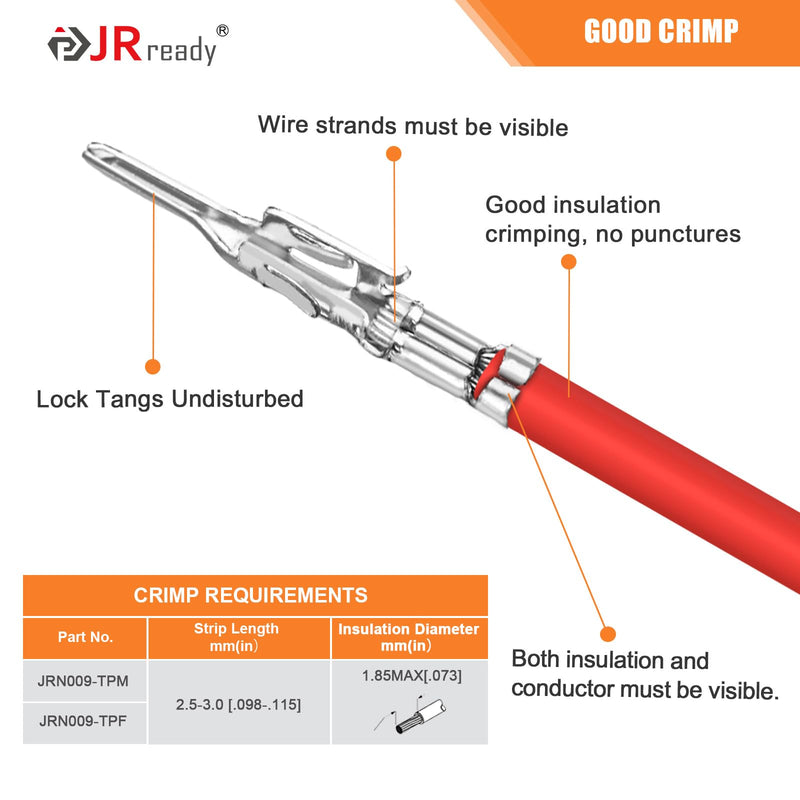 JRready ST6489 Micro-Fit 3.0 Dual Row 2 4 6 8 Circuits Connector kit, w/Crimp Terminals 20-24 AWG, Molex Extraction Tool, Compatible with Molex Micro-Fit 3.0 Connector, 3.0mm Pitch, 446 Pcs Micro-Fit 3.0 Connector Kit
