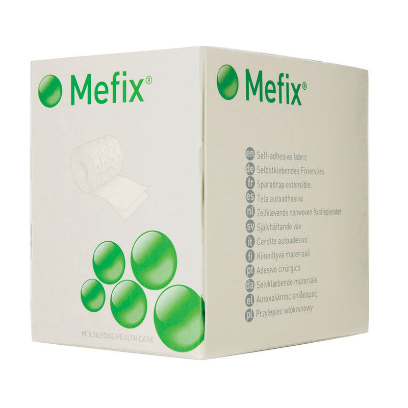 Mefix Self-Adhesive Fabric Tape, Dressing Fixation Fabric Tape, Secures Gauze, Tubes, Cannulas and More to User's Body, Size 2" (5cm) Wide x 11 Yards, Single Roll