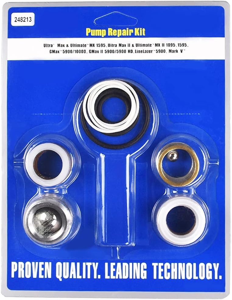 Aftermarket 248-213 Pump Repair Packing Kit for Airless Paint Sprayer 1095 1595 5900