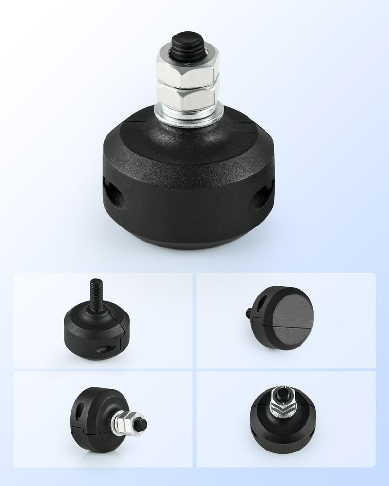 CO-Z Magnetic Limit Switches, 2pc Round Switch Magnet Set for Sliding Gate Opener, 1200G Automatic Gate Opener Replacement Magnetic Limits, Nylon Gate Magnets Gate Opener Accessories for Home Garage