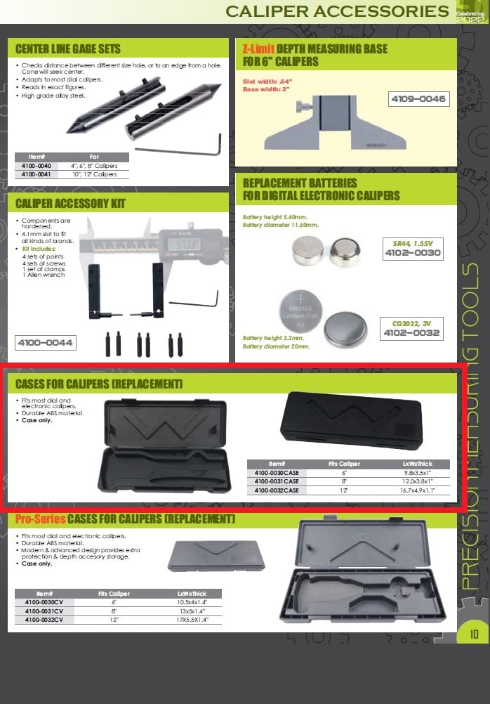 HHIP 4100-0030CASE Replacement Case for A 6" Caliper For 6" Caliper