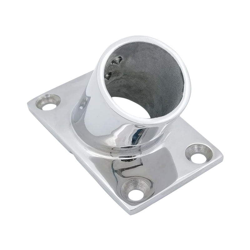 Boat Hand Rail Fitting-60/90 Degree 32MM Rectangular Base-Marine 316 Stainless Steel usd by Boats/Awning with Screws 60° FOR 1-1/4in Tube