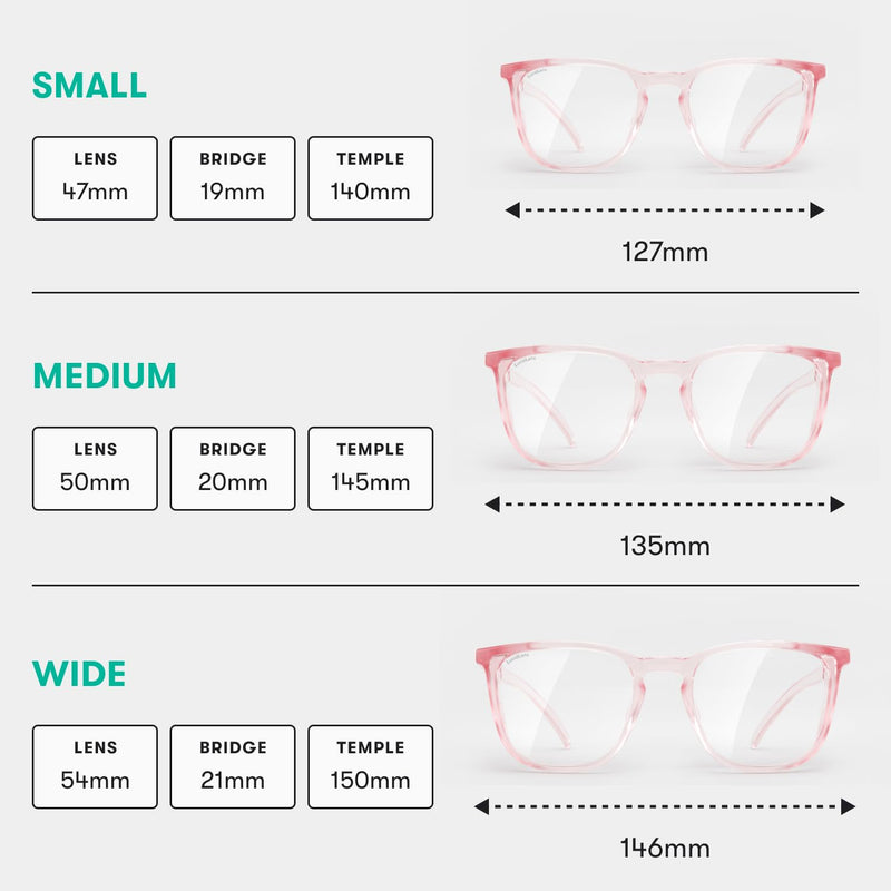 Stoggles Square Z87.1 Certified Polycarbonate Safety Glasses, Scratch & Shatter-Proof, Blue-Light & UV Blocking Lens, Top & Side Shields, Anti-Fog Dip Coated, Durable, Protective & Stylish Eyewear Medium Blush - NewNest Australia