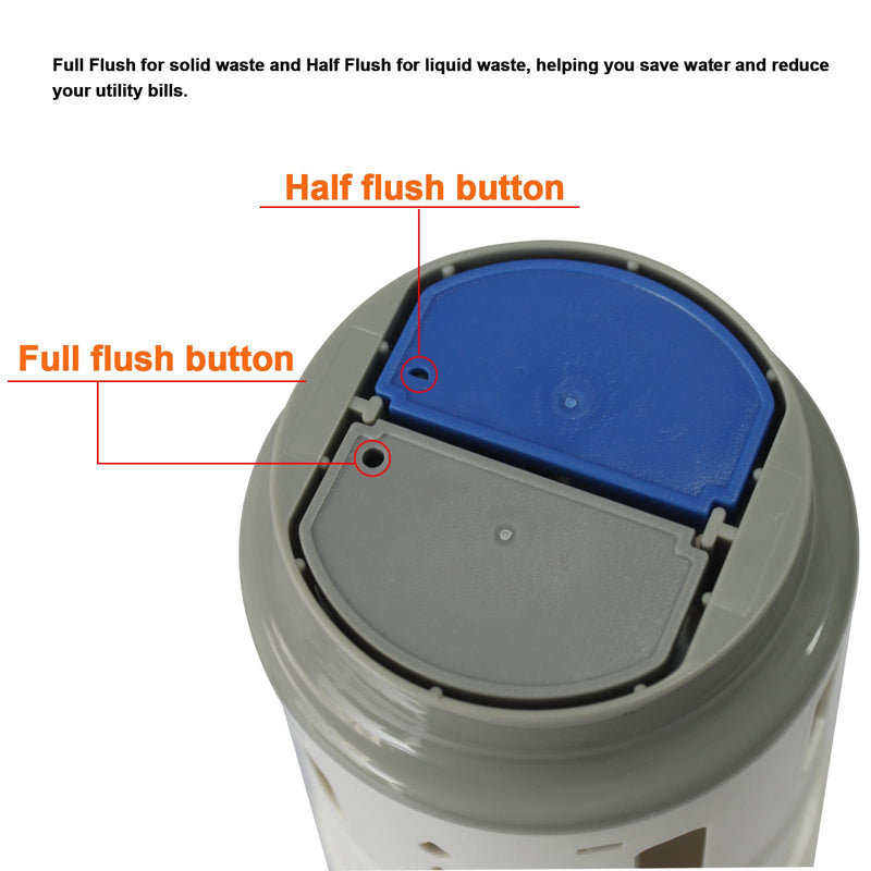 Replaces 3 in. Toilet Dual Flush Valve for 1-piece WaterRidge/Glacier Bay toilets