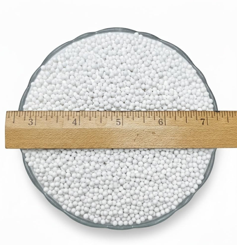 Winona Van Norman Small Ceramic Spheres (1lb) | 3mm (1/8") Round Tumbling Media for Rock & Metal Polishing | Reusable Non-Abrasive Filler for Tumblers | Reduces Noise & Breakage