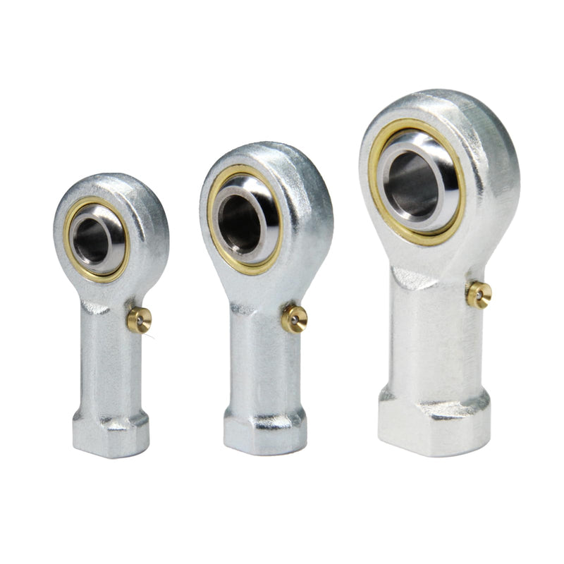 4pcs PHSB4 Rod End Bearings 1/4-inch Bore Pre-Lubricated Bearings 1/4-28 Female Thread Right Hand with Jam Nuts 1/4" PHS