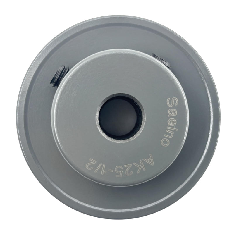 AK25-1/2 v Belt Pulley 1/2 inch Bore 2.5" OD,V Belt Sheave Cast Iron for A 3L 4L V-Belts,AK2512 Pulley 1/2"Bore,2.5"OD 1 Groove