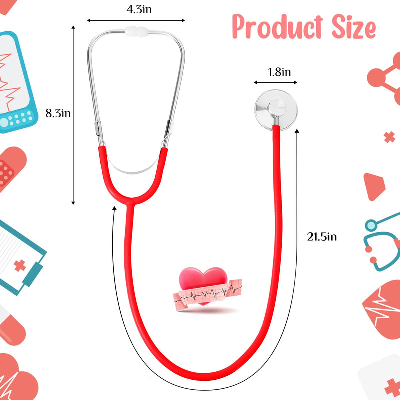 Hanaive 8 Pcs Kids Toys Bulk for Children Girl Boy Doctor Nurse Party Halloween Costume Role Cosplay Pretend Game Accessories, 4 Colors