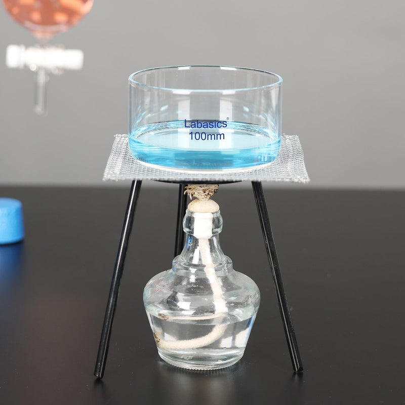 Labasics Crystallizing Dish, No Spout Flat Bottom Thick-Walled High Borosilicate Glass Crystallizing Dishes for Crystallization and Evaporation Lab Glassware, Outer Diameter: 150 mm, Capacity: 1000 ml