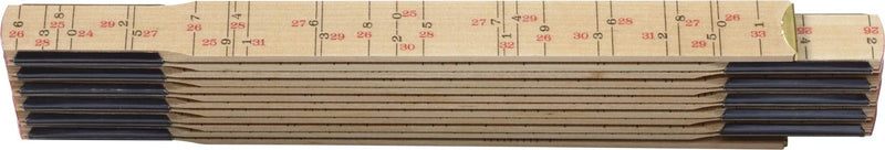 Hultafors Tools 101304U Folding Ruler BS78 2 12 (Pack of 2) 78" (Pack of 2) Brick masons scale