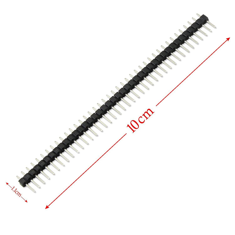 OCR 20PCS 2.54mm Breakaway PCB Board 40Pin Male and Female Header Connector for Arduino Shield Male and Female Header --20PCS