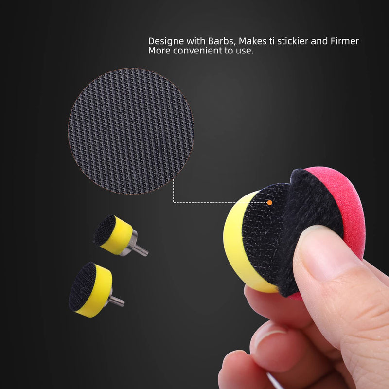 Mini Buffing Polishing Pads, 30Pcs Mini Detail Polisher Pads Use On Rotary Tools, Cordless Electric Drill, Polisher Tool for Tight Area Detailing Polishing, for SPTA Polisher -SP-DP030USA 30Pcs DETAIL POLIHSING SETS + FLEXIBLE SHAFT