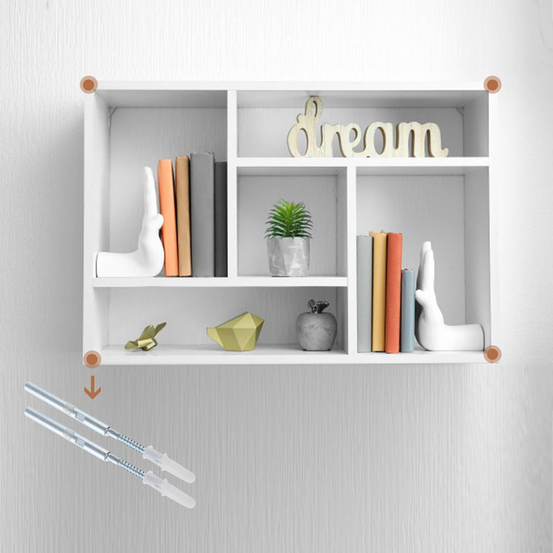 uxcell 8 Pcs Floating Shelf Brackets Metal Hidden Shelf Support Brackets 8 x 150mm(0.3 x 5.9 Inch) Invisible Shelf Brackets with Screws for Floating Wood Shelves 0.3 x 5.9 Inch