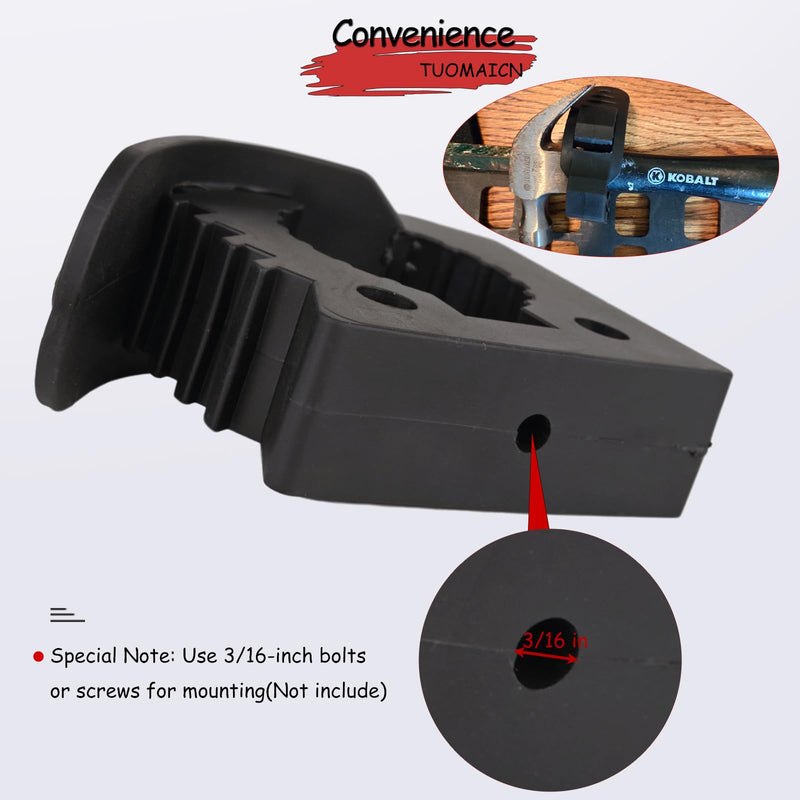 Quick-Release Rubber Clamp,Rubber Mount Clamps from 1'' to 1-1/3'' in Diameter Tools,Used by vehicle on Off-road vehicles, UTVs, ATVs (4p) 1''to1-1/3(4p)