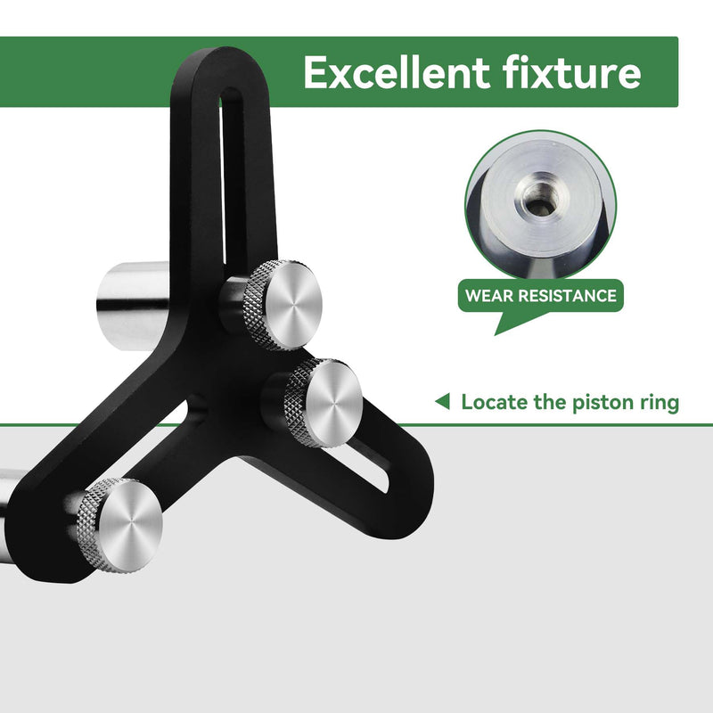 Universal Piston Ring Squaring Tool for End Gap 2 inch to 5 inch Bores without Feeler Gauge