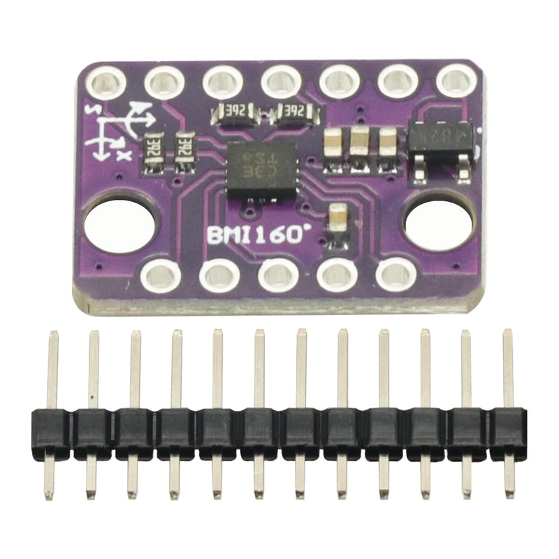 3 Pcs BMI160 GY-BMI160 for 6DOF 6-Axis Rate Gyro Gravity Accelerometer Sensor Module IIC I2C SPI Communication Protocol 3-5V