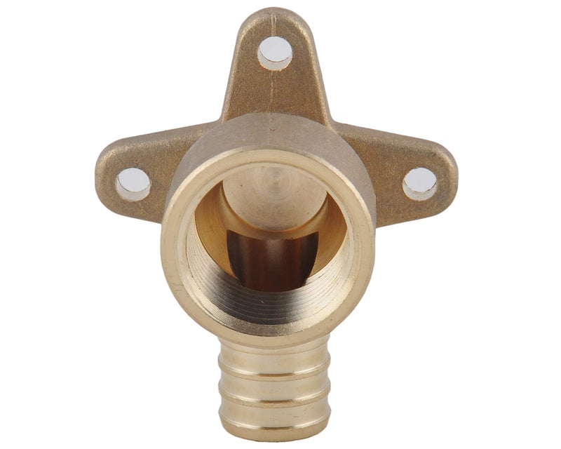 LD Valve- F1807 Brass PEX Fittings -3/4"PEX x 3/4"FPT Drop Ear Elbow with CUPC Certified for Pex Tubing (8-Pack)