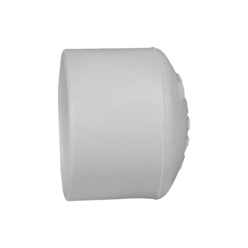 CHARLOTTE PIPE 3/4 SCH 40 CAP SOCKET CONTRACTOR PACK PRESSURE (10 Unit Bag) 3/4 Inch ( Bag qty: 10 ) White