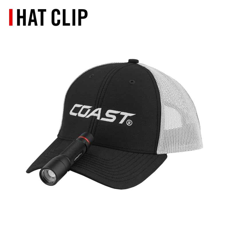 Coast PX1 565 Lumen Pure Beam Focusing LED Flashlight with Twist Focus and Adjustable Pocket Clip