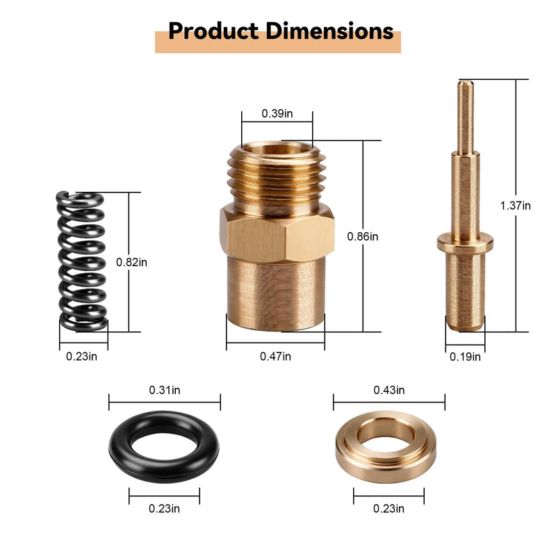 7110117 Pressure Washer Boost Valve Replacement - Compatible with Simpson OEM, AAA & FNA Group Pressure Washer Pumps - High-Performance Pressure Boosting Valve Kit