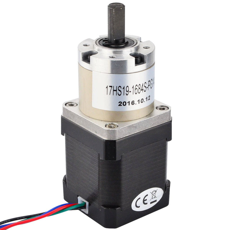 STEPPERONLINE 14:1 Planetary Gearbox High Torque Nema 17 Stepper Hobby DIY CNC Camera