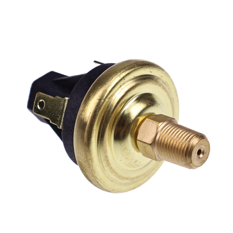 IEQFUE Pressure Switch 3 Terminal 1/8 NPT Male 1/4 Blade 8-13Psi NC 430.110 Presetat 10Psi