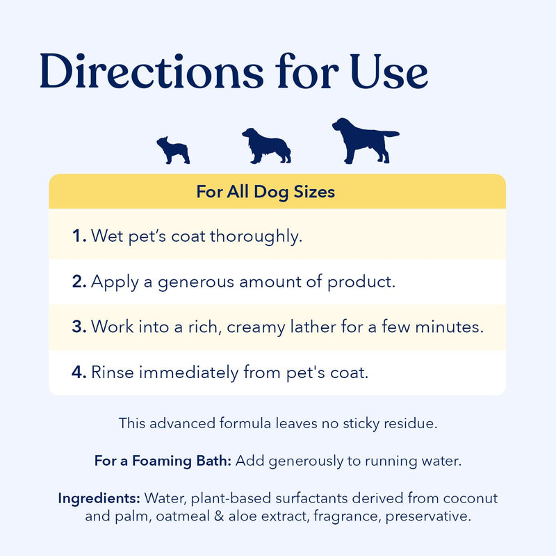 Honest Paws Dog Shampoo Conditioner - Grooming Bundle with Dry Shampoo - Cleanse, Moisturize, Deodorize, Condition, Detangle - Coconut & Mango - PawsPlanet Australia