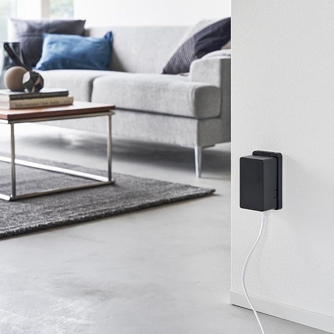 Yamazaki Lab. Original Set 4157 Outlet Cover, Smart Smart Outlet Guard, Set of 2, Black 4157 | Yamazaki Baby Pet Safety Outlet, Hidden, Stylish, Dust, Dust Protection, 2 Outlets - NewNest Australia