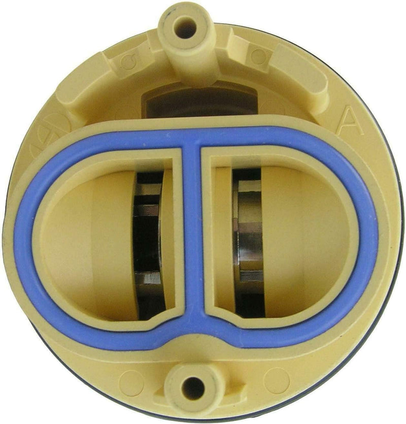 T & T Hardware Ceramic Facuet Cartridge Replacment for Hain Yo Cartridge JH02BJ, HL-40, Various Lengths; 78mm, 108mm, 133mm, Red Blue, Brass (5.25"/133mm) 5.25"/133mm