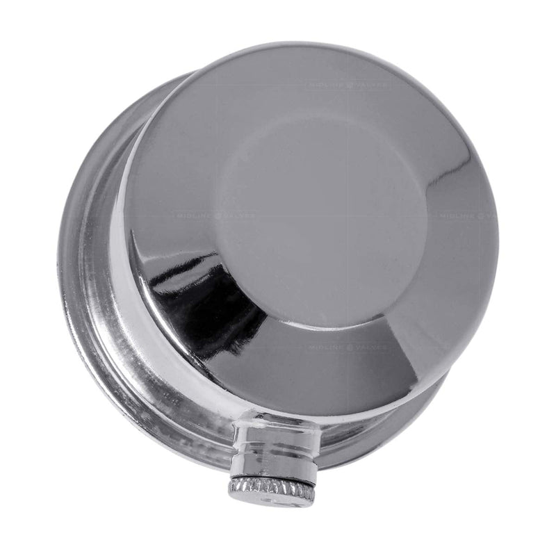 Midline Valve HBW-4B18-5 Steam Air Vent #4 Heat Regulator Valve; Angle Mount; 1/8 in. NPT; Chrome Plated Steel (5 Pack) #4 Heat Angle Mount