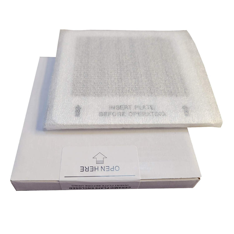 Universal Ceramic Ozone Plates for Generic Ozone Generators Washable Purification Air Purifier, 4.5" x 4.5" Inches Replacement Ozone Plates (2Pack) 2Pack Small