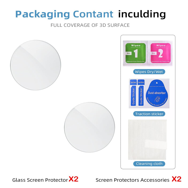 2-Pack Tempered Glass Screen Protector Compatible with Eko CORE 500™ Digital Stethoscope, [2.5D 9H Hardness] [Anti-Scratch] A 2