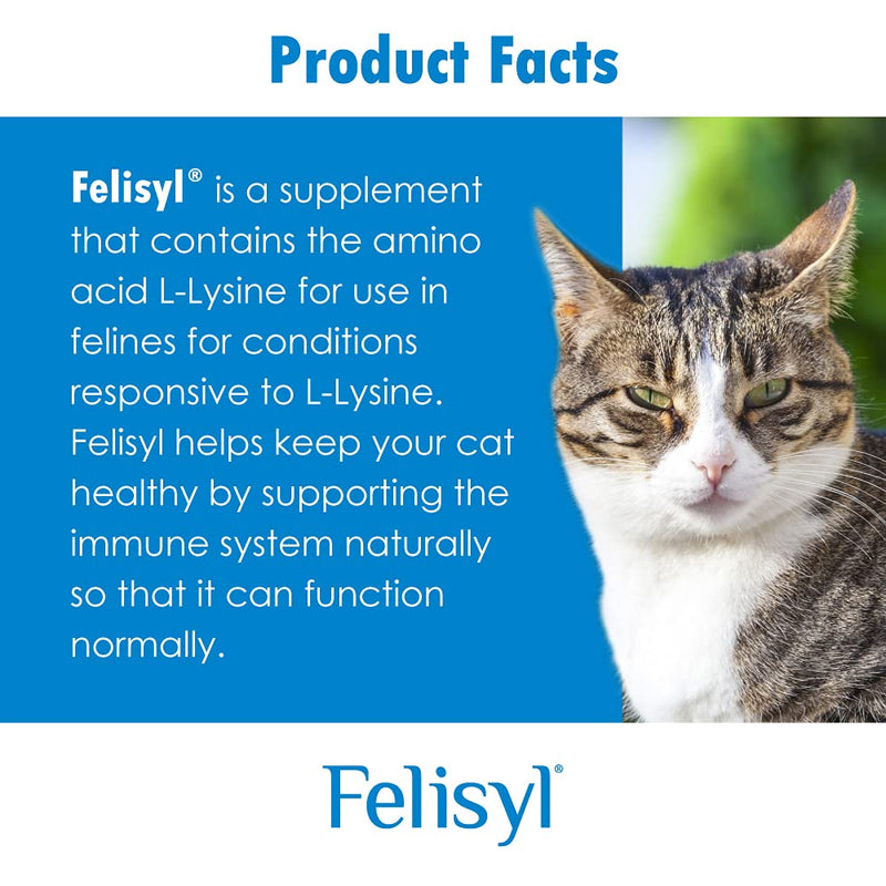 Felisyl Immune System Support Granules - Support Healthy Tissues, Respiratory and Vision for Cats - 3.5 oz - PawsPlanet Australia