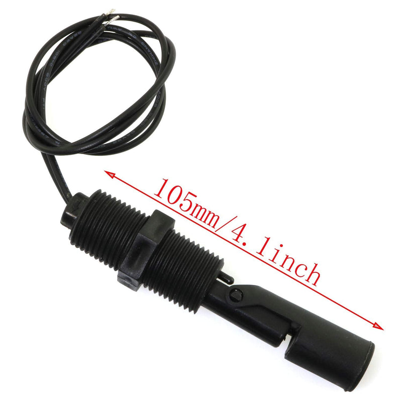 Water Pool Level Sensor 3PCS Aquarium Tank Side Mounted Horizontal Liquid Float Switch Black