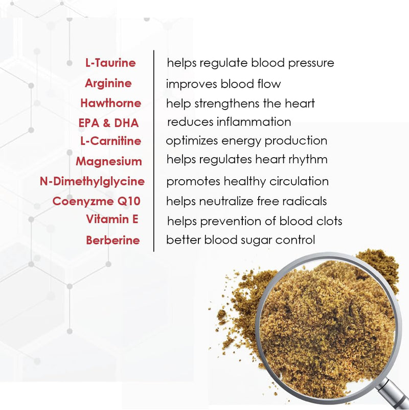 Heart Support Granules for Dogs – Vet-Formulated, Antioxidant-Rich- L-Taurine, L-Carnitine, EPA, DHA, CoQ10- Aids Circulatory Strength, Cardiovascular Support, Heart Muscle Function-USA Made- 90 Doses