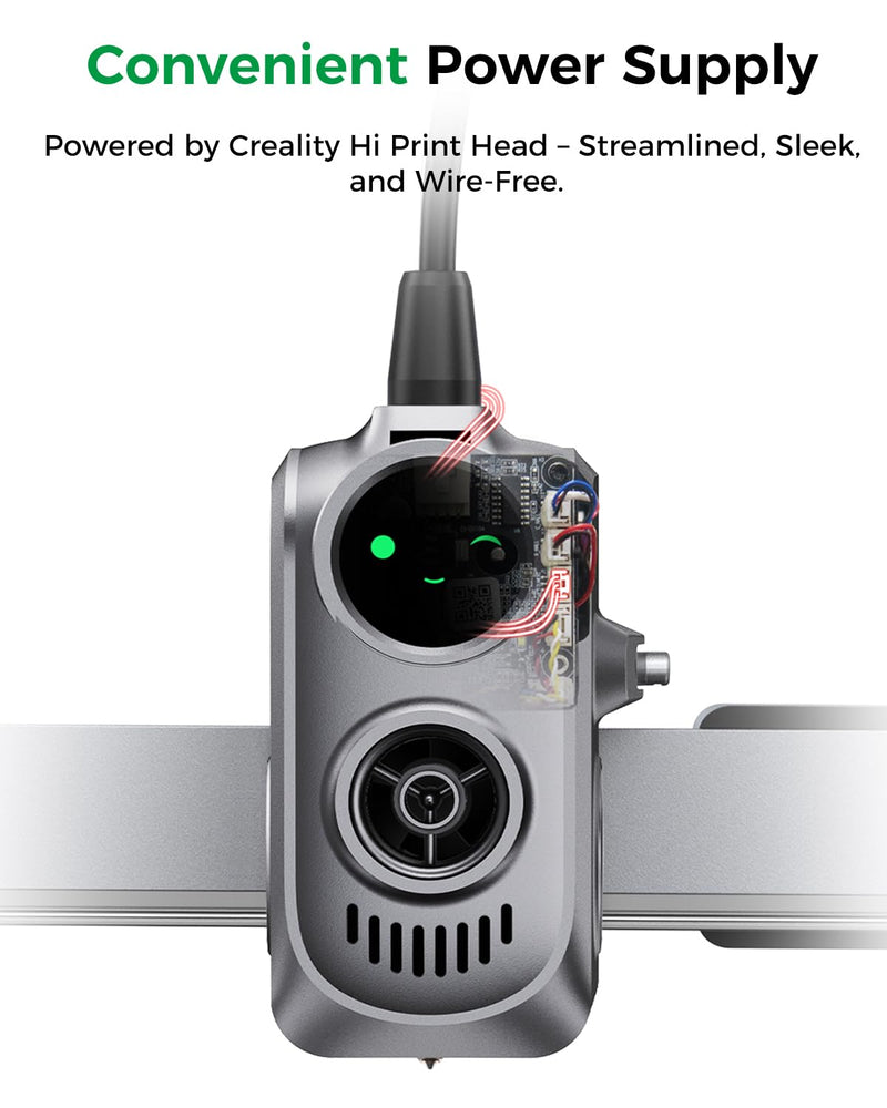 Creality Official Creator Knomi Hi, Expressions Visualized Smart Print Head Display Screen, Custom Colors & GIFS, Real-time Display of Printing Status, 3D Printer Upgrade Accessories for Creality Hi