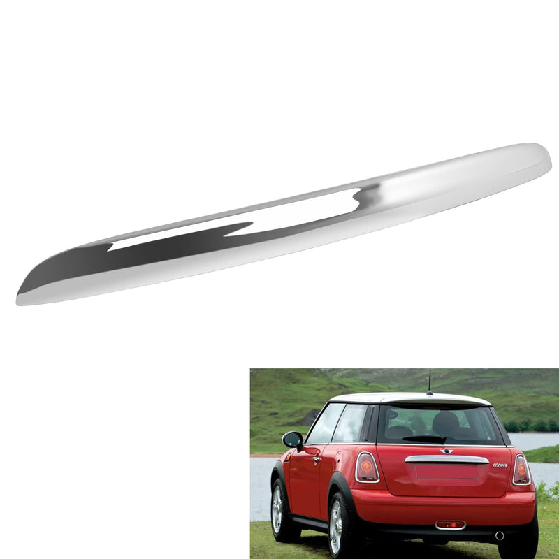 51132753603 Rear Trunk Handle for Mini Cooper, Chrome Trunk Liftgate Tailgate Hatch Pull Handle with Lamp for 2005-2015 Mini Cooper S R56 R57 R58 R59 R60 R61