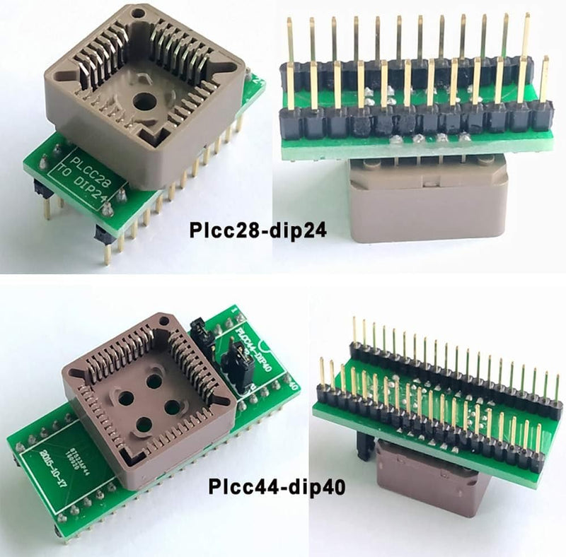 16pcs Universal Adapter Scoket Compatible with Xgecu T48 T56 RT809H RT809F EZP MCU Test Socket Programming Adapter ic chip avr Programmer