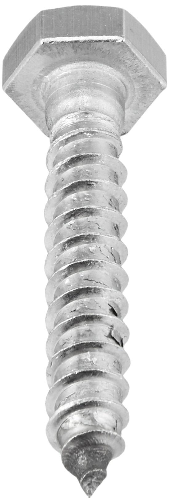 The Hillman Group 832004 1/4 x 1-1/2-Inch Stainless Steel Hex Lag Screw, 50-Pack