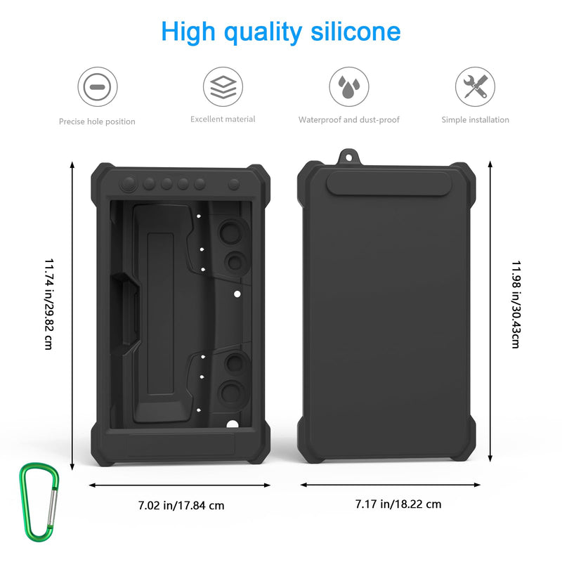 HOLACA Protective Silicone Cover Case for Lowrance Elite FS 9 inch Fishfinder/Chartplotter, Full-Coverage and Anti-Scratch Skin