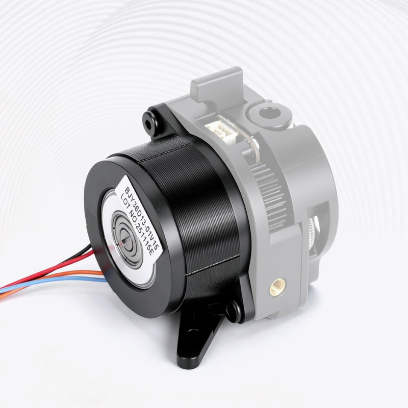 Creality K2 SE Extruder Motor Original 36-20 Circular K2 SE Extrusion Motor K2 SE E Axis Motor High-Torque K2 SE Extruder Stepper Motor with 12-Teeth Gear Extrusion Stepper Motor for K2 SE