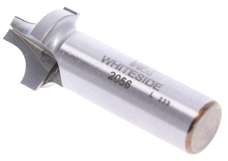 Whiteside 2056 Traditional Roundover & Edge Trim Router Bit: 1/4 Inch Radius, 3/4 Inch Large Diameter, 1/4 Inch Small Diameter, 1/2 Inch Shank, and 3/8 Inch Pattern Length