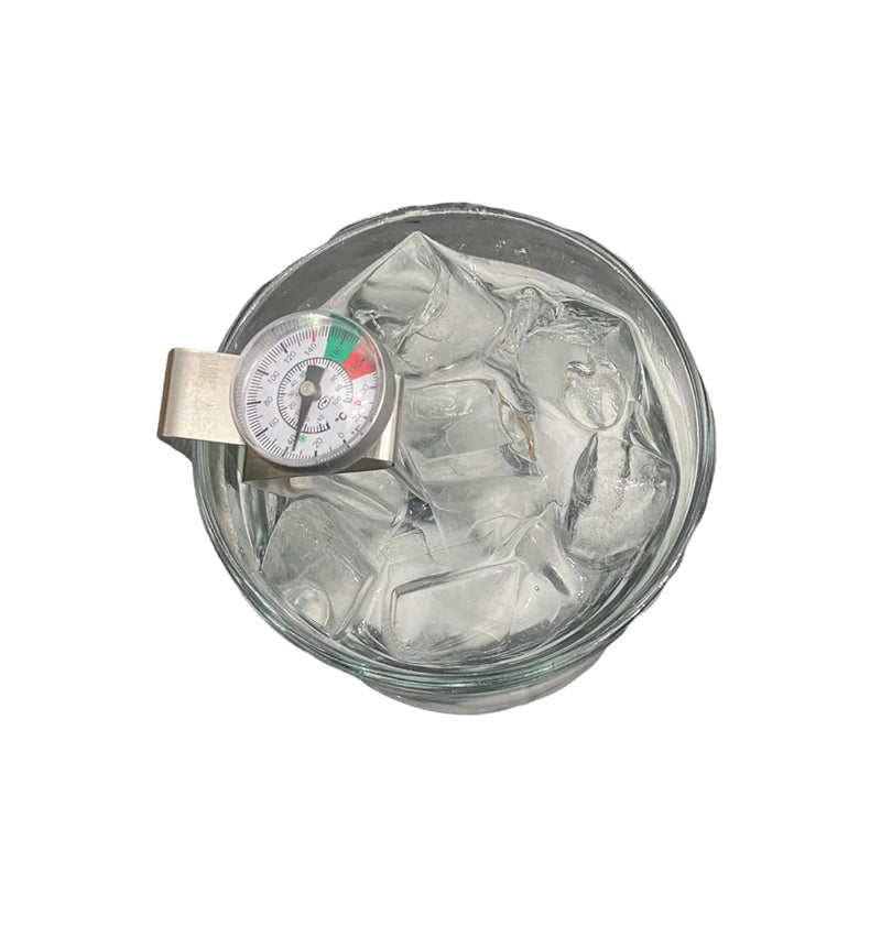 Rattleware Thermometer, Genuine Milk Frothing and Barista Thermometer, Fast Readout and Clear Temperature Targets / 5" Probe, 1" Dial (Pack of 3)