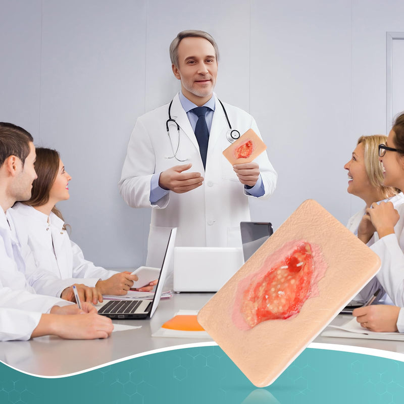 Wound Packing Trainer, Unhealthy Granulation Wound Simulation Models for Medical Education, Wound Care Demonstrations Tool